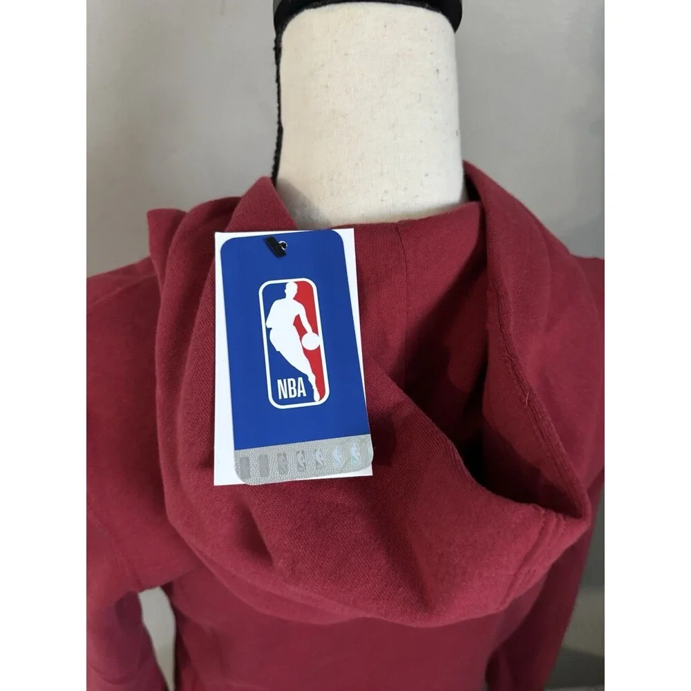 Nike Boys Youth Chicago Bulls Nike City Edition Pullover Hoodie Red Medium 10/12